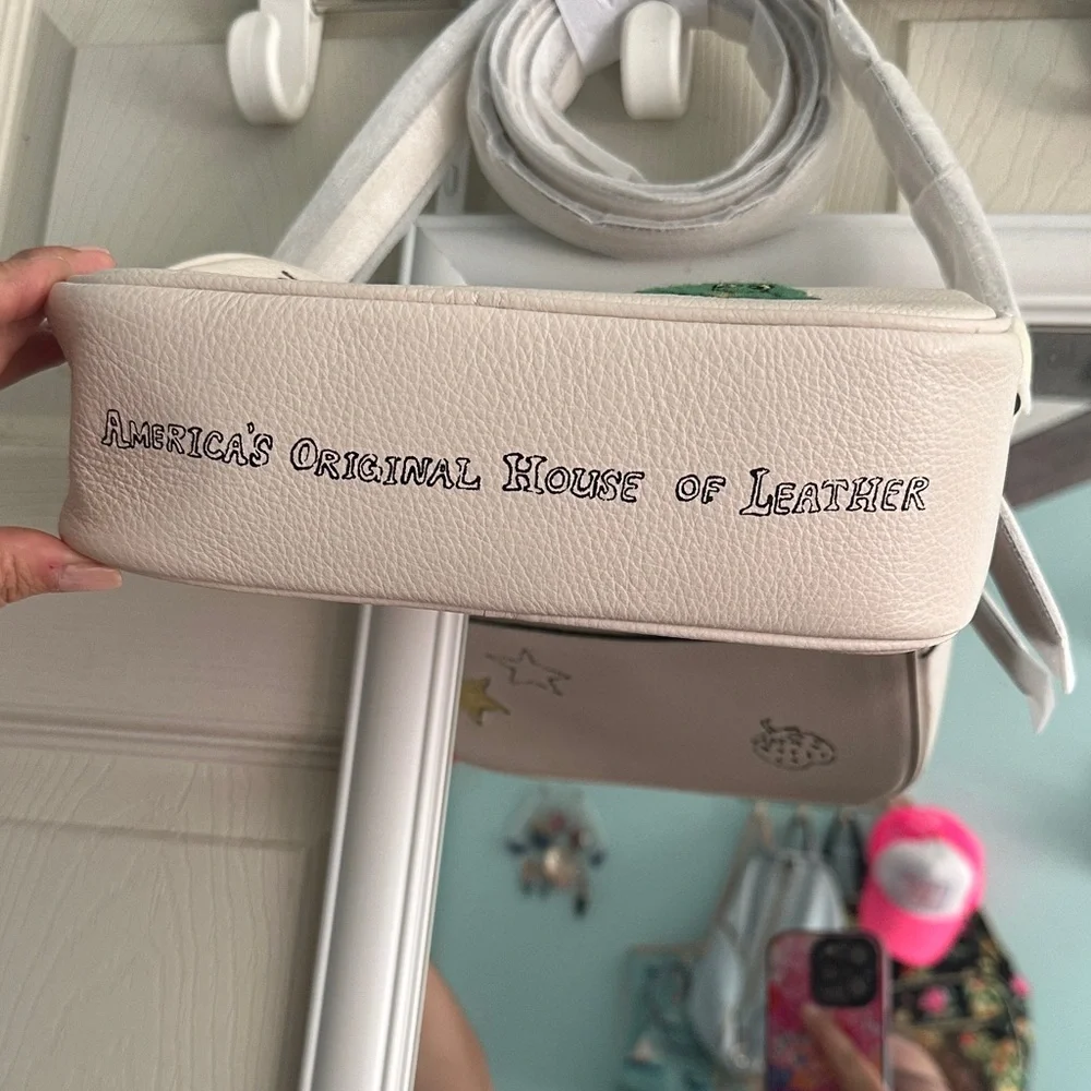 Coach Cream Crossbody Bag with Playful Graphics - Picture 2 of 5